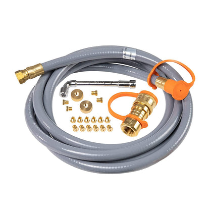 Blackstone Propane to Natural Gas Conversion Kit for Grill, Griddle – Compatible with Blackstone 28", 36" Griddles, Tailgater, Rangetop Combo & Single Burner Rec Stove – Hose, Quick Connect Fitting Blackstone