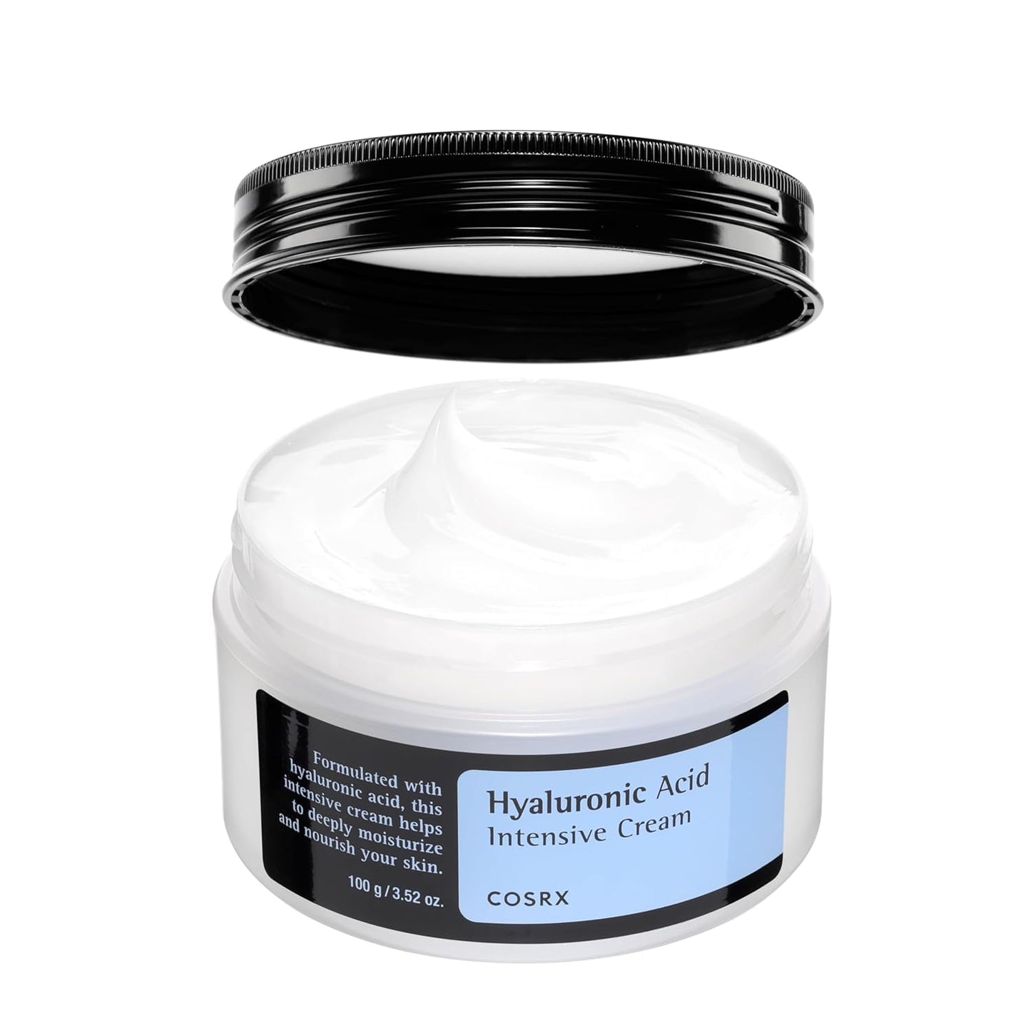 COSRX Hyaluronic Acid Intensive Cream, 100g | Moisturizing Wrinkle Cream | Korean Skin Care, Vegan, Cruelty Free, Paraben Free Cosrx