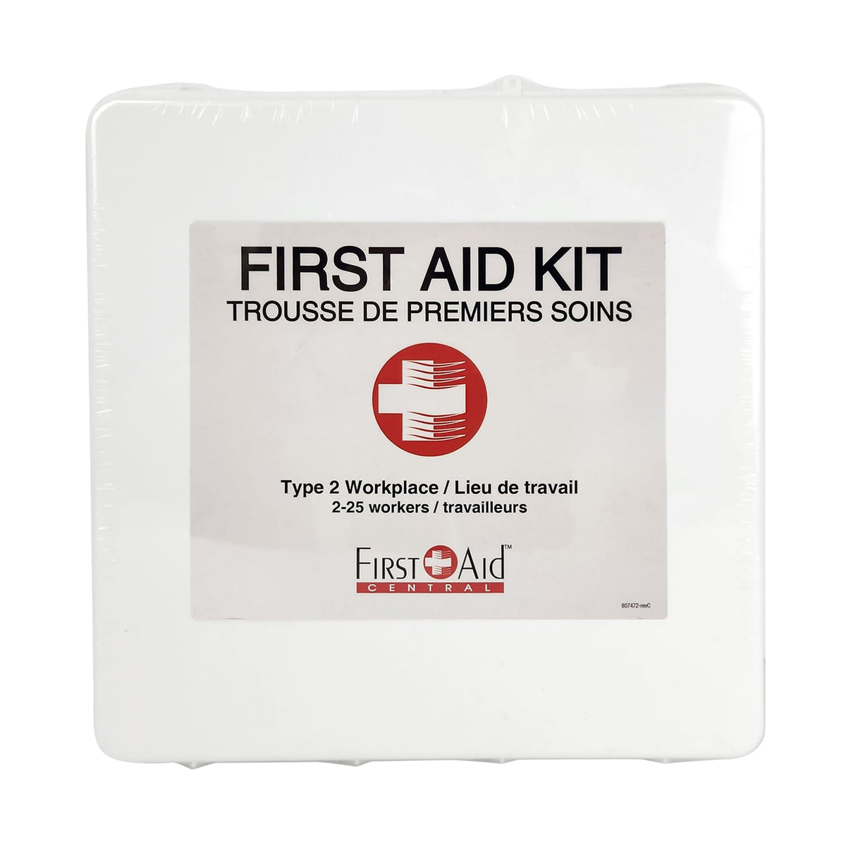 First Aid Central AZ-CSA2SD CSA Deluxe Type 2 25-Person Emergency First Aid Kit For Offices, Worksites, and Construction, 117 Pieces