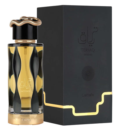 Lattafa Teriaq Intense Eau de Parfum Spray for Unisex, 3.4 Ounce Lattafa