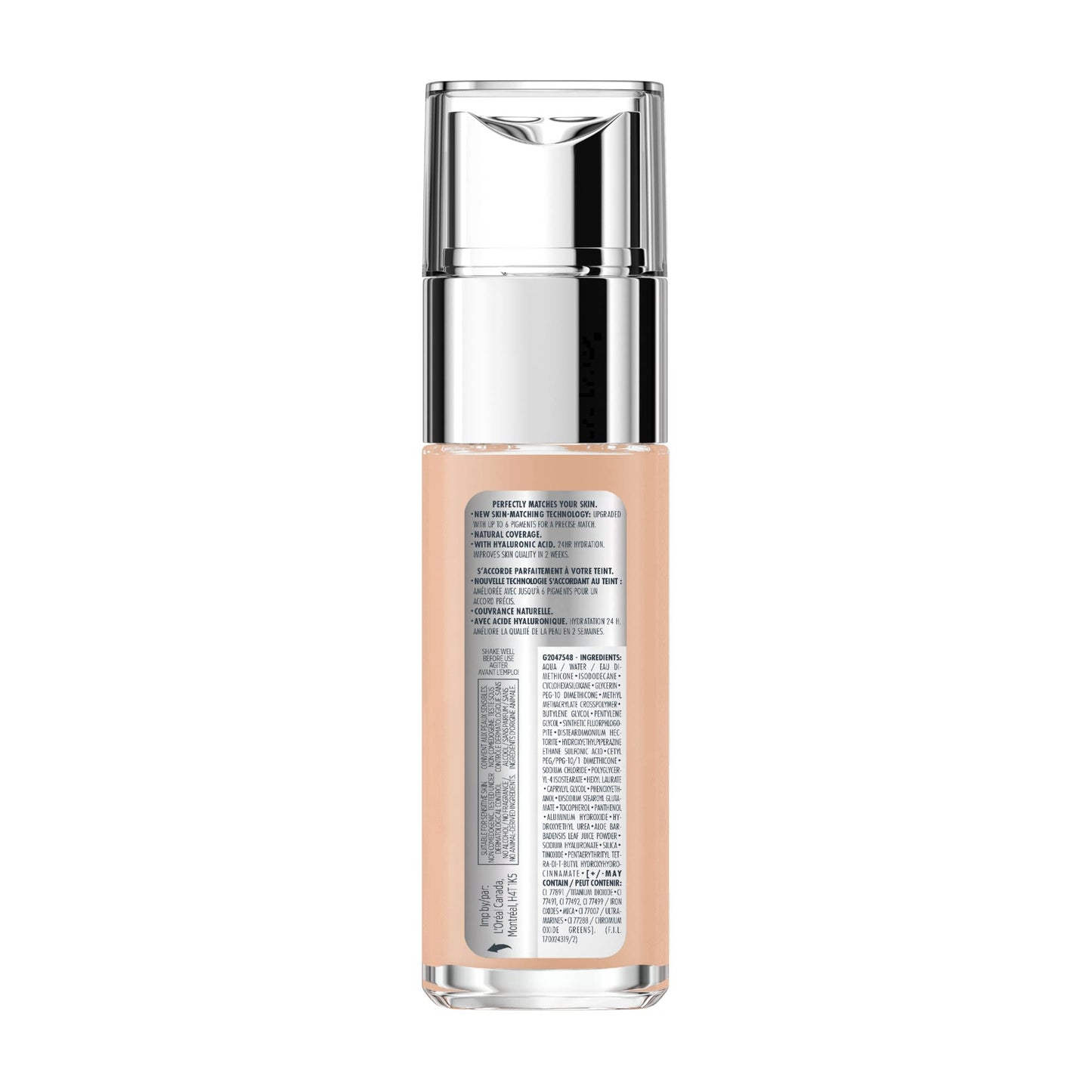 L'Oreal Paris True Match Super-Blendable Liquid Foundation, Skincare Infused with Moisturizing Cream & Hyaluronic Acid, 30 ml, Shade: 2N Vanilla L'Oreal Paris