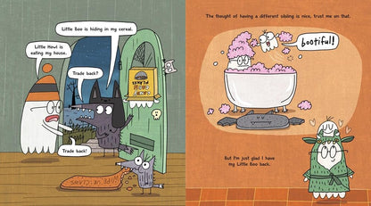 Petit Boo : Un livre d'images drôle sur Halloween, l'amour fraternel et le chaos monstrueux pour les enfants (4-8 ans)