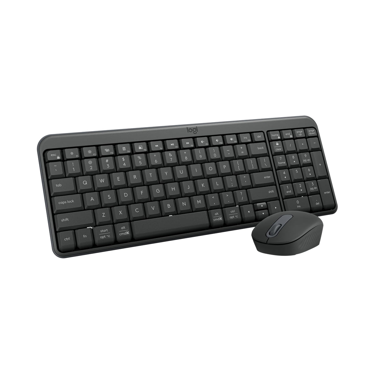 Logitech MK250 Wireless Bluetooth Keyboard and Mouse Combo - Graphite