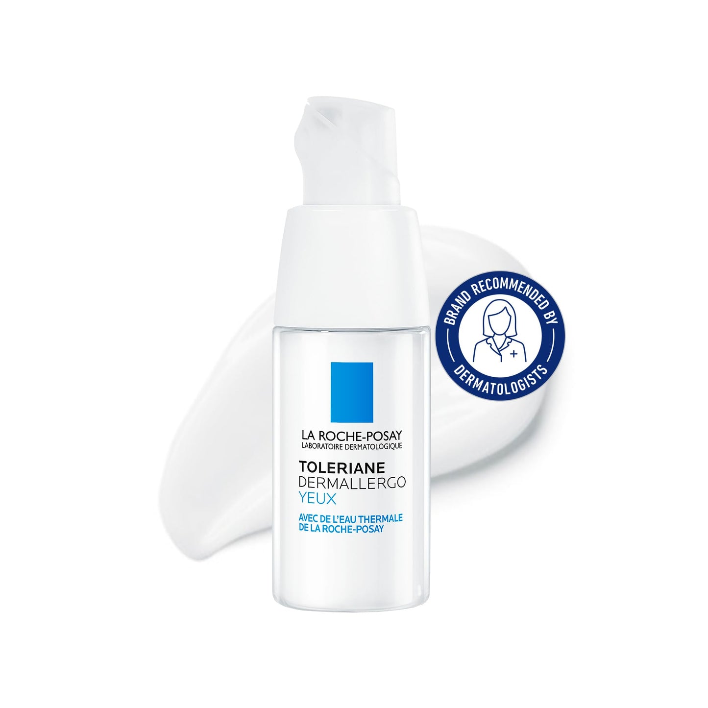 La Roche-Posay Eye Cream for Sensitive Skin, Toleriane Dermallergo Eye Cream, Intense Soothing Care with Shea Butter and Glycerin, Allergy Tested & Fragrance Free, 20ml La Roche-Posay