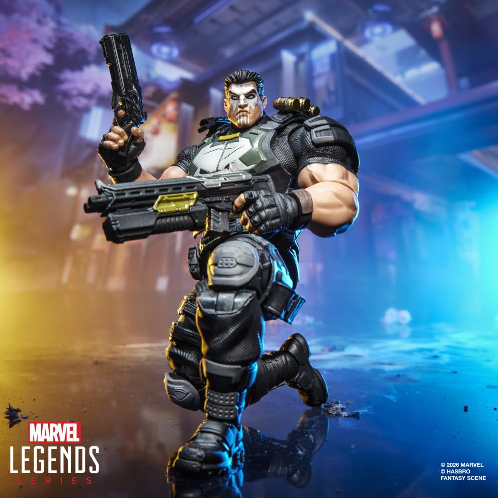 Marvel Legends Series Marvel Rivals The Punisher, Video Game-Inspired Collectible 6-Inch Action Figure