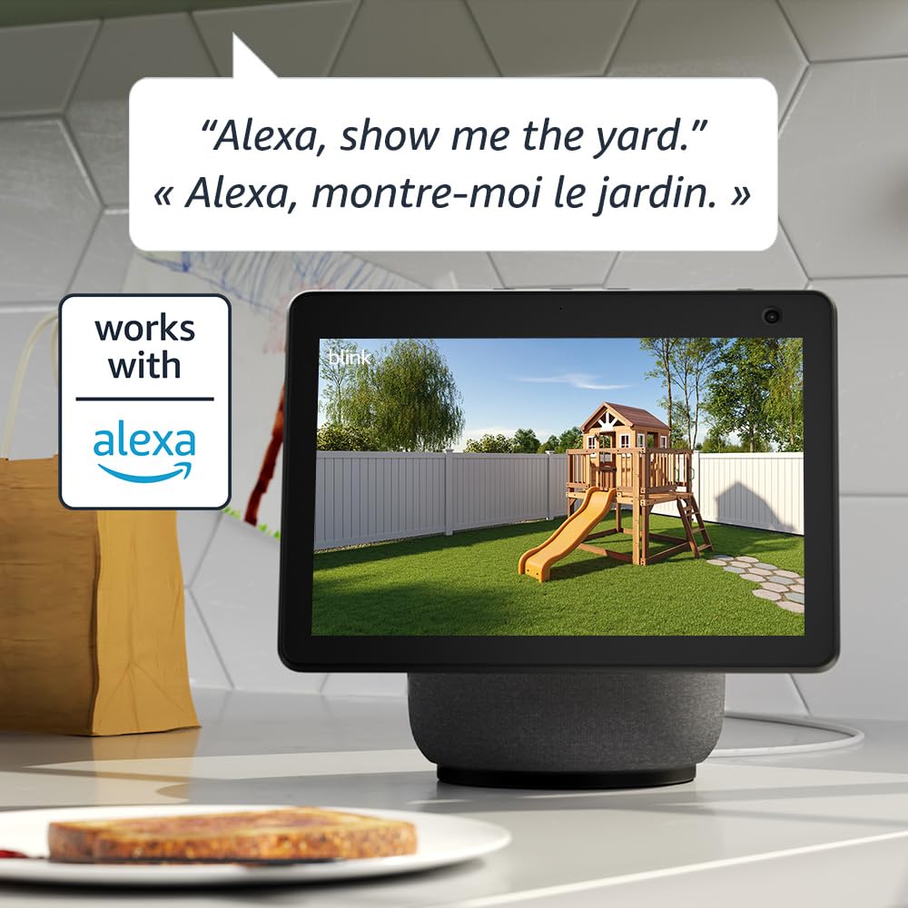 Blink Outdoor 4 – Wireless smart security camera, two-year battery life, 1080p HD day and infrared night live view, two-way talk. Required Sync Module not included – Add-on camera