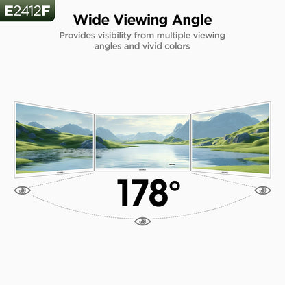 KOORUI 24 Inch Computer Monitor, 100Hz FHD, 99% sRGB, Low Blue Light