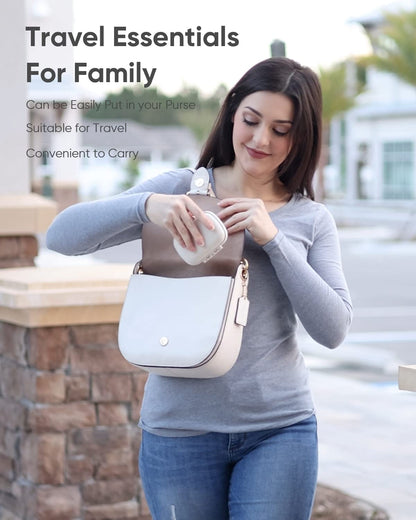 Holii Travel Pill Organizer, 8 Compartments Portable Pill Case, Daily Pill Box to Hold Vitamins, Small Pill Container for Pocket Purse Medicine Organizer（Khaki） - Available at All In One Marketplace Canada