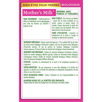 Traditional Medicinals Organic Mother's Milk Lactation Tea - 6 Pack (96 Tea Bags)
