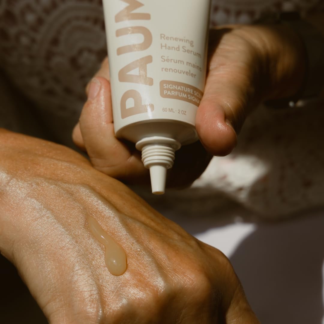 PAUME Renewing Hand Serum for Dry, Aging Skin With Hyaluronic Acid, Niacinamide and Vitamin C, Improve Skin Elasticity, Youthful-looking Hands, 60ml - Available at All In One Marketplace Canada