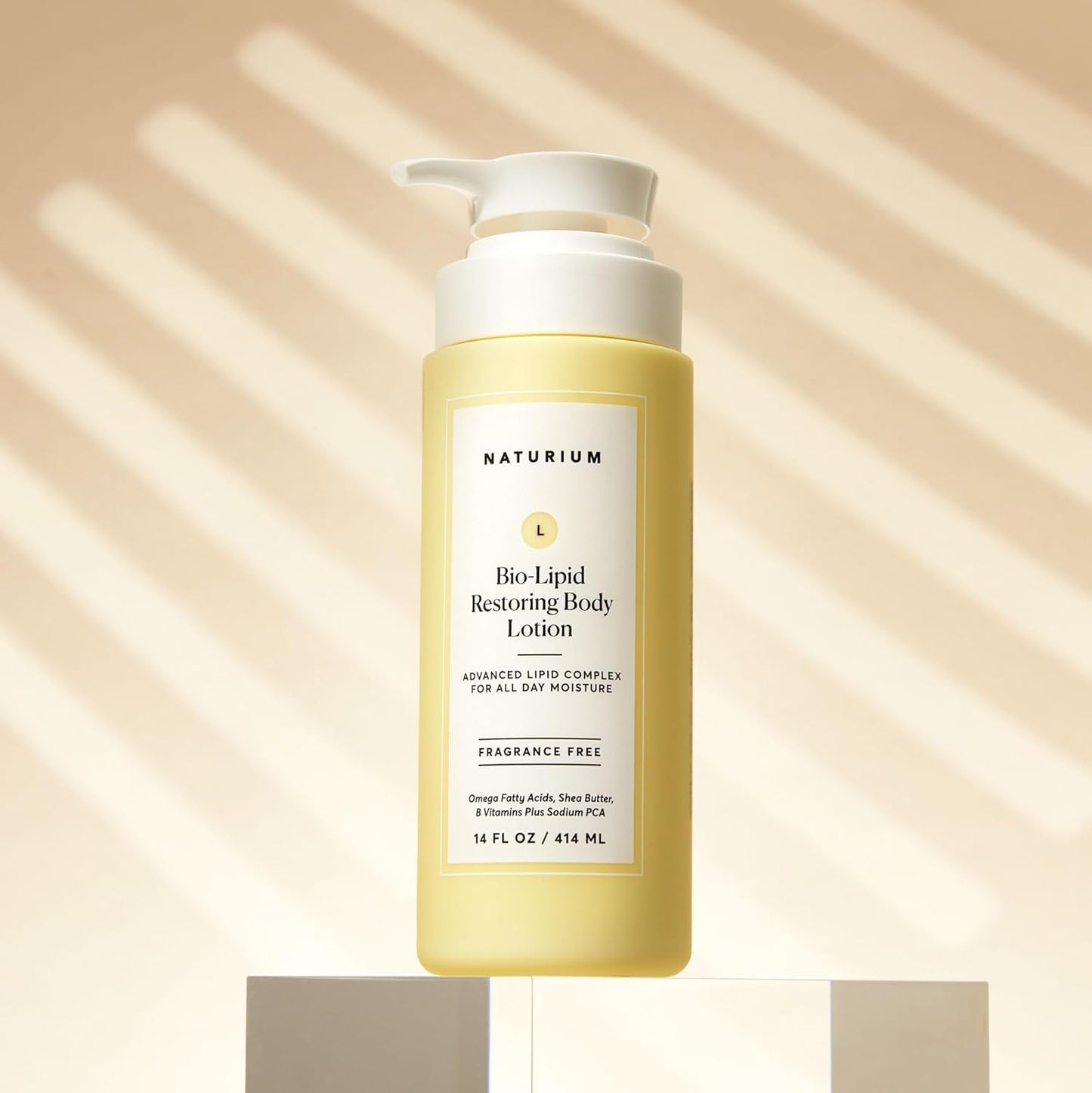 Naturium Bio-Lipid Restoring Body Lotion | Replenishing Moisturizing Cream, With Shea Butter, B Vitamins & Sodium PCA | 14 FL OZ / 414 ml - Available at All In One Marketplace Canada