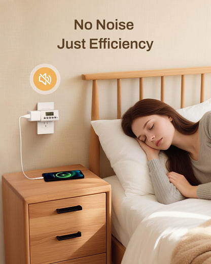 BN-LINK Indoor 24H Programmable Digital Timer Outlet, Slim 1 Outlet, 2 Pack 🍁 All In One Marketplace Canada