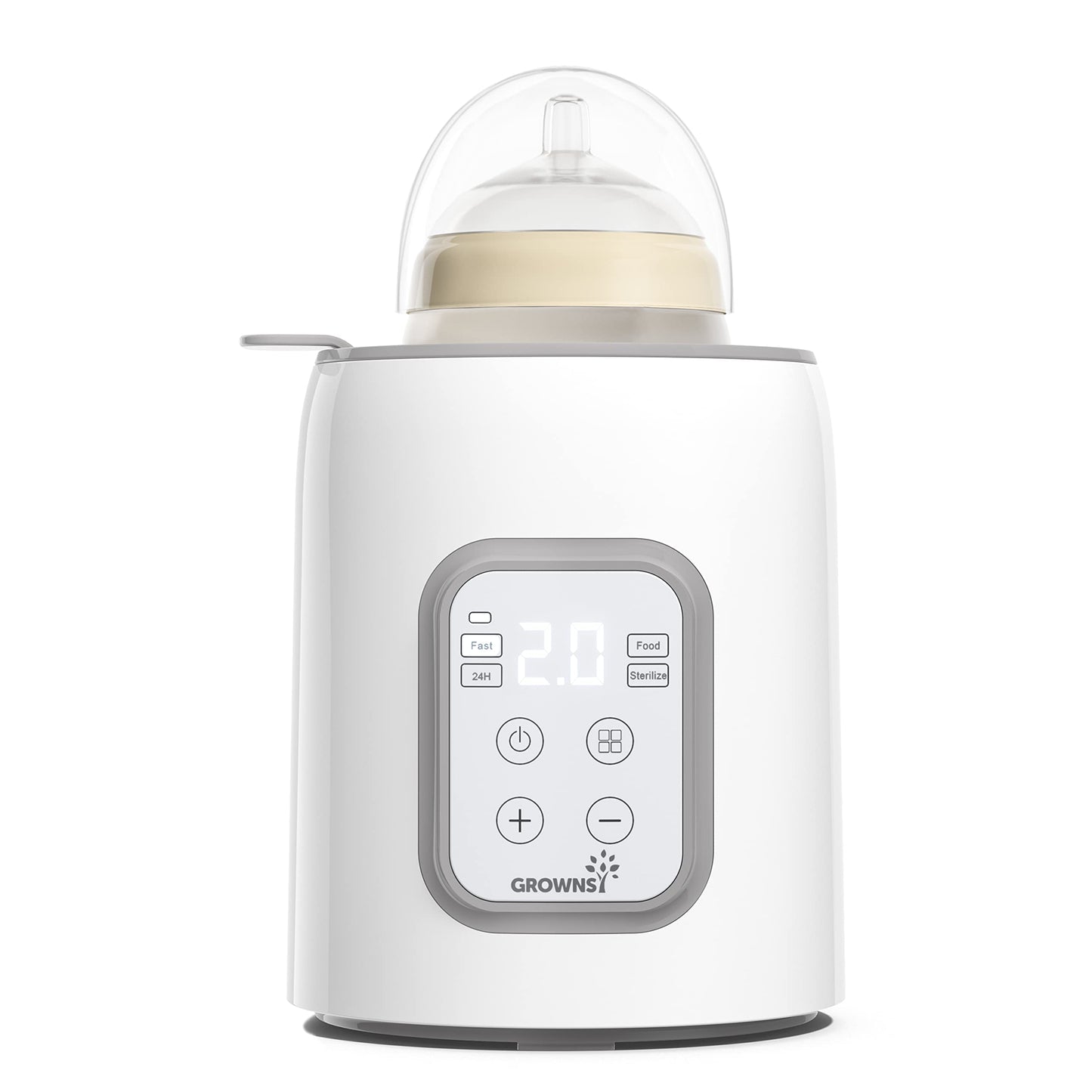 Bottle Warmer, GROWNSY 8-in-1 Fast Baby bottle Warmer with Timer LCD Display Accurate Temperature Control for Breastmilk or Formula - Available at All In One Marketplace Canada