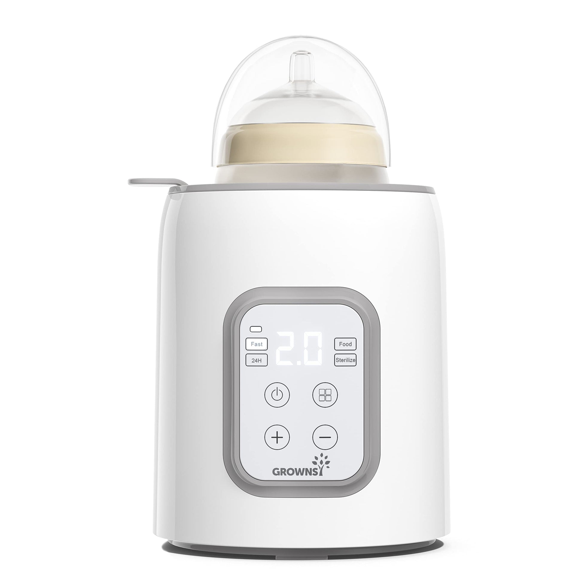 Bottle Warmer, GROWNSY 8-in-1 Fast Baby bottle Warmer with Timer LCD Display Accurate Temperature Control for Breastmilk or Formula - Available at All In One Marketplace Canada