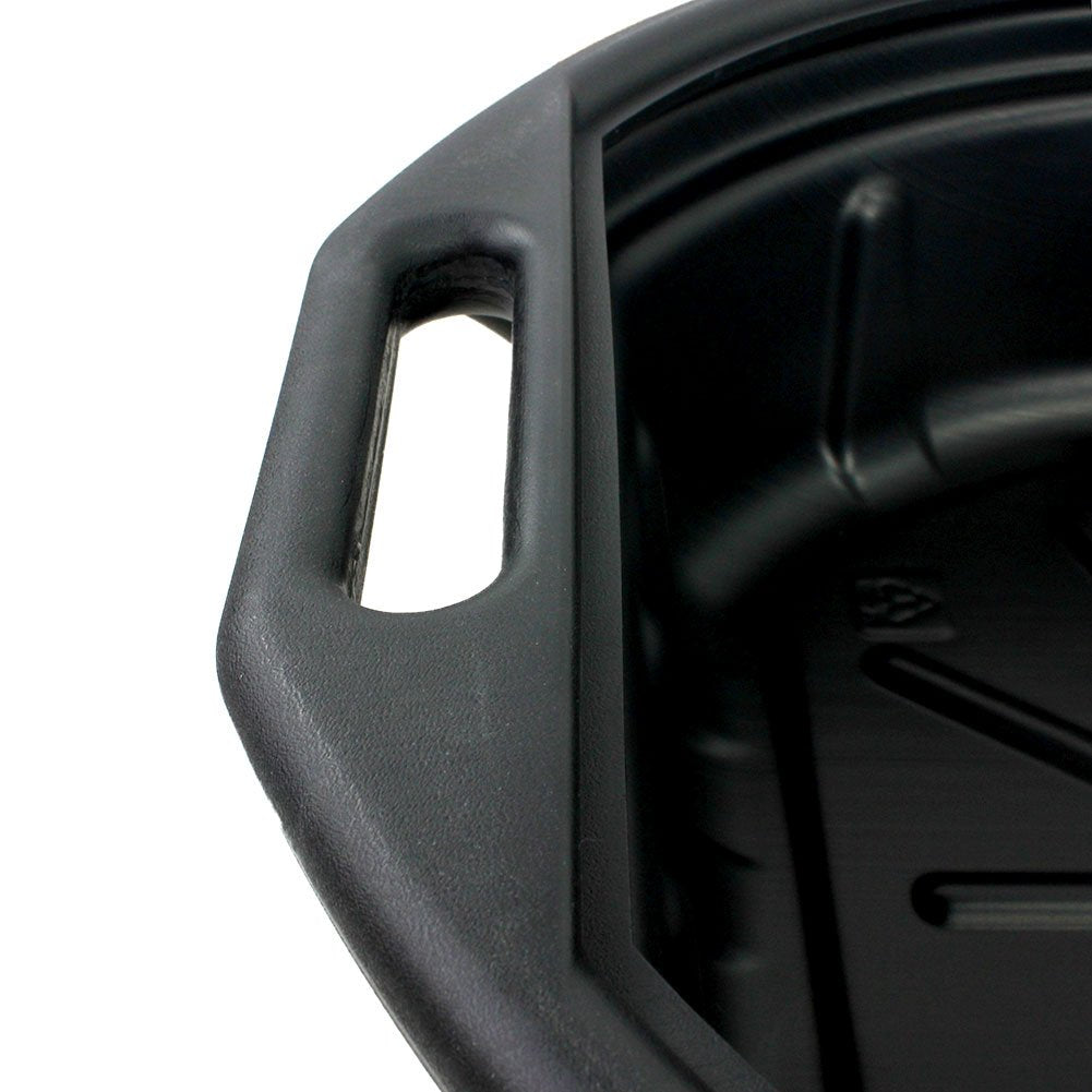 Capri Tools CP21024 Portable Oil Drain Pan, 2 Gallon, Black Capri Tools