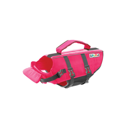 Outward Hound Granby Splash Dog Life Jacket with Handle, Reflective Floating Vest for Swimming & Boating, Maximum Buoyancy, All Skill Levels, Small Dogs & Puppies (16–20" Girth), Pink, Small