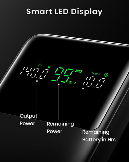 INIU 140W Laptop Power Bank, Flight-Safe 27000mAh High Capacity Portable Charger with USB C Cable, Digital Display Phone Charger, 3 Ports Travel External Battery Pack for MacBook iPad Steam Deck etc