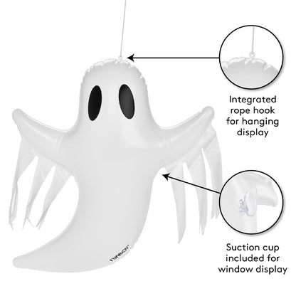 Décorations d'Halloween fantômes suspendus FUNBOY, décor extérieur, lot de 3
