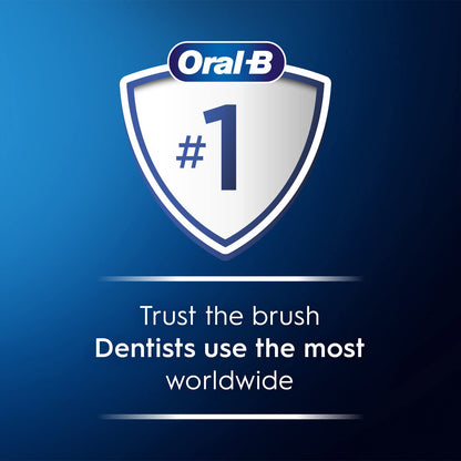 Oral-B Pro 400 3D White Vitality Electric Toothbrush with (2) Brush Heads, Rechargeable, Blue Oral-B