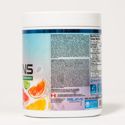 Believe Supplements Superfoods+Greens - Superfood Blend | Boost Energy, Immunity, and Digestion | Rich in Antioxidants & Essential Nutrients! (30 Servings, Citrus Blast) Believe Supplements