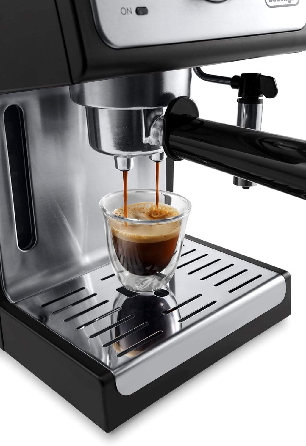 De'Longhi 15-Bar Pump Espresso Machine with Milk Frother & Temperature Control - Compact Home Barista Coffee Maker for Espresso, Latte, Cappuccino & Iced Coffee, Easy to Clean Design De'Longhi
