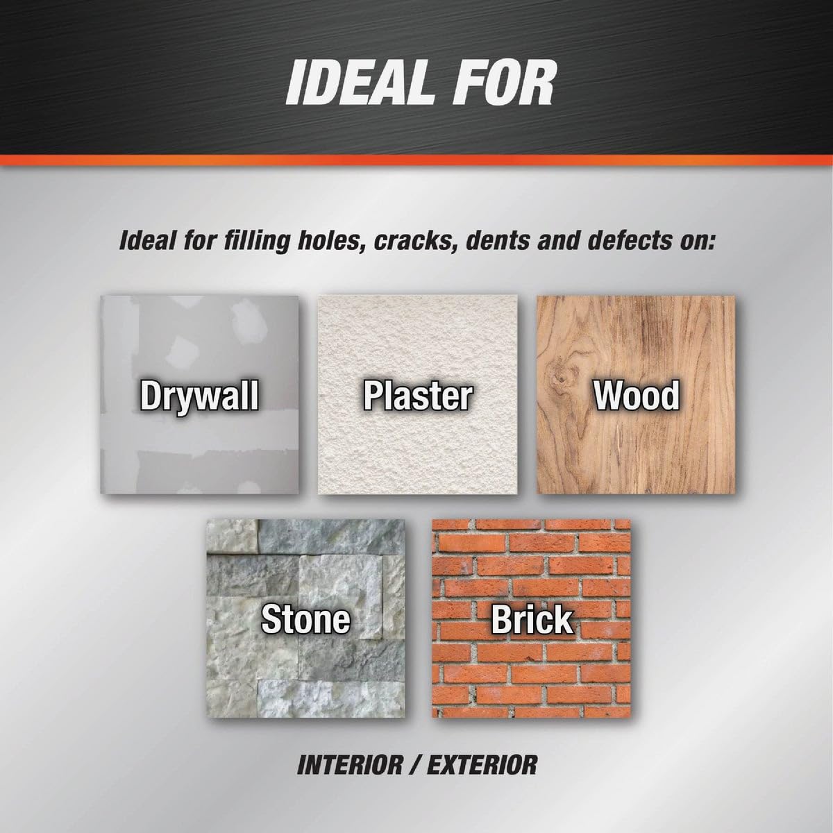 DAP 12328 DryDex Spackling Interior/Exterior, 1/2-Pint