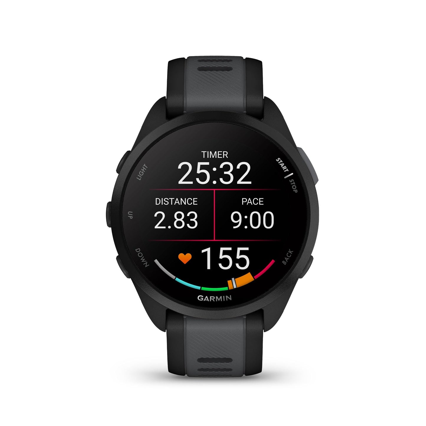 Garmin Forerunner® 165, Running Smartwatch, Colorful AMOLED Display, Training Metrics and Recovery Insights, Black