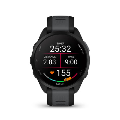Garmin Forerunner® 165, Running Smartwatch, Colorful AMOLED Display, Training Metrics and Recovery Insights, Black