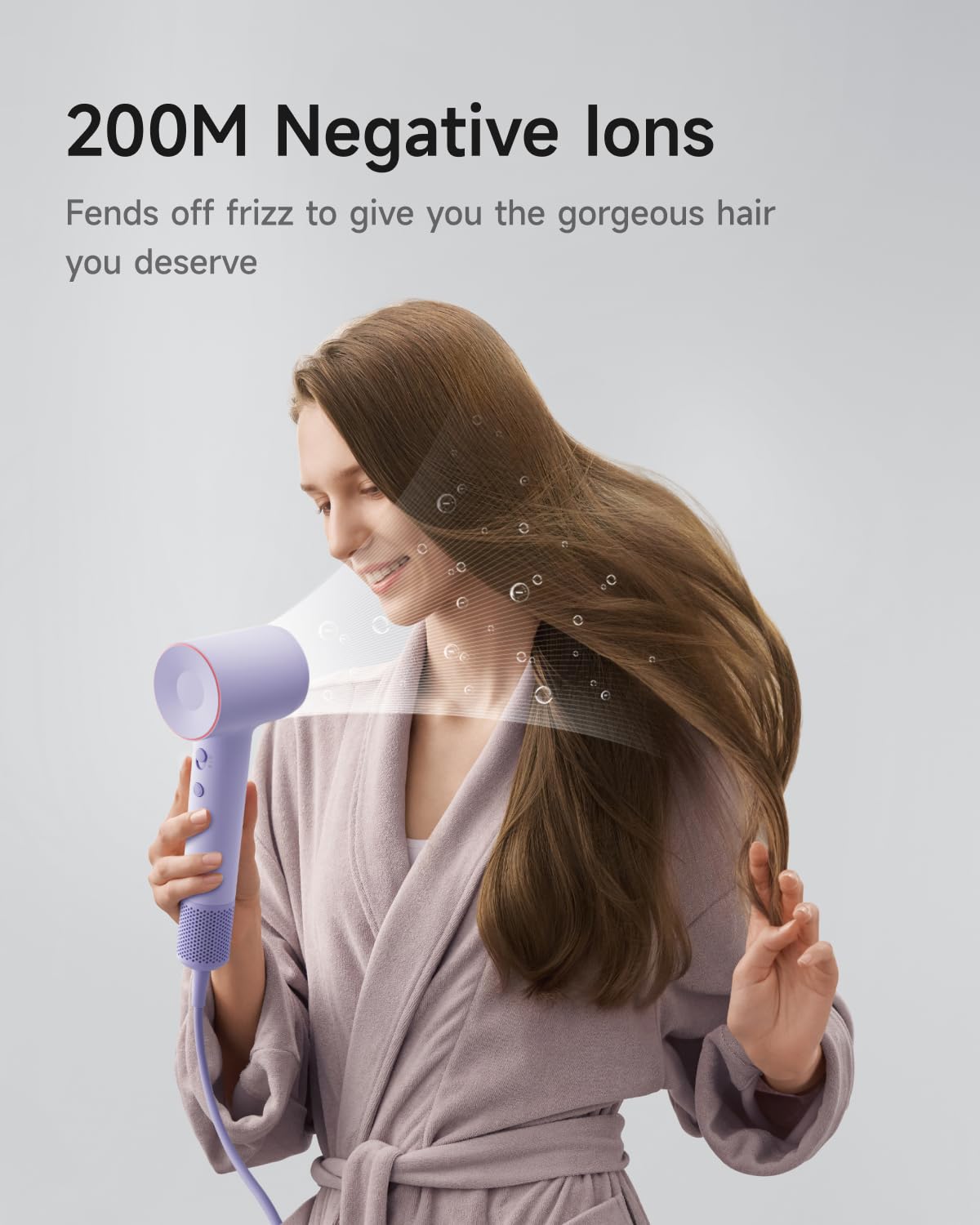 Laifen Hair Dryer SE 2, 200 Million Negative Ionic Blow Dryer with Child Mode and 108,000 RPM Brushless Motor, 1400W Powerful Fast Drying High-Speed Low Noise Hairdryer with Magnetic Attachments, HD130 - Available at All In One Marketplace Canada