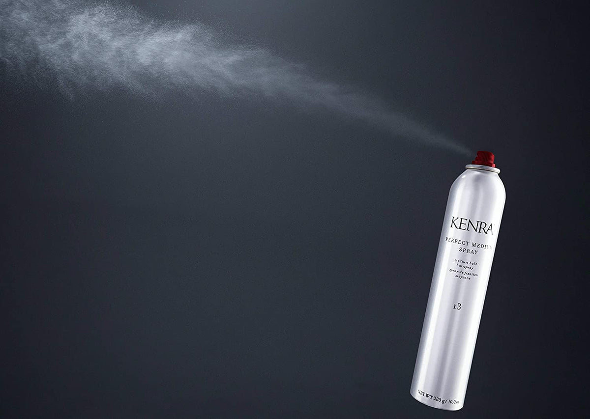 Kenra Perfect Medium Spray 13 | Medium Hold Hairspray for Natural Movement | High-Shine & Frizz Control