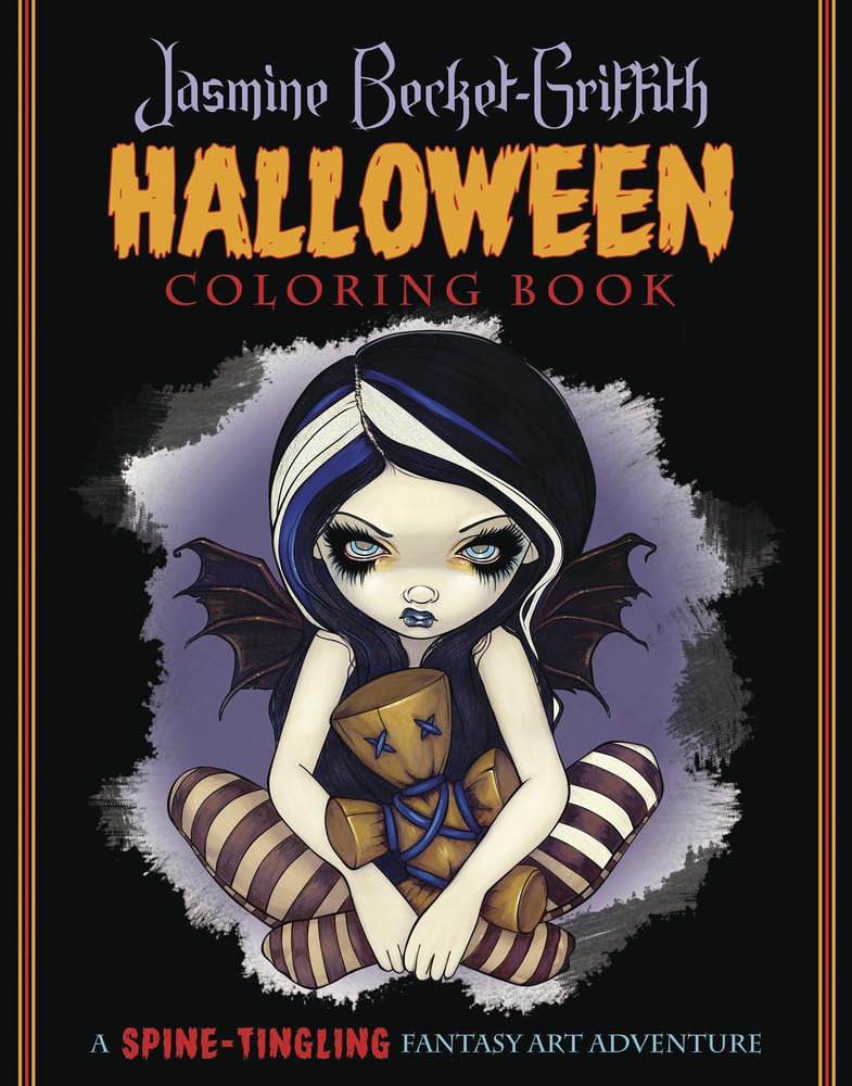 Livre de coloriage d'Halloween de Jasmine Becket-Griffith : une aventure artistique fantastique à vous glacer le sang