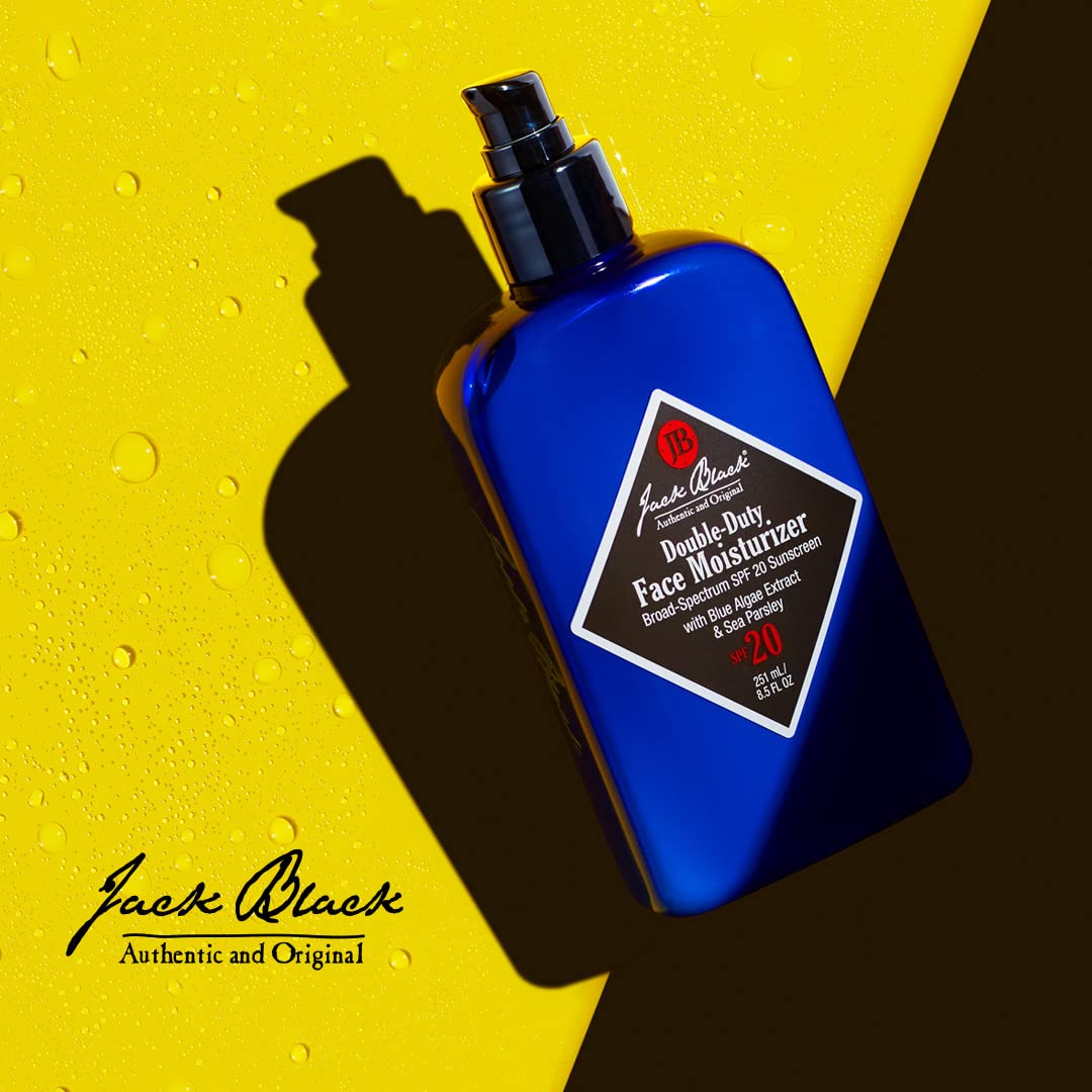Jack Black - Double Duty Face Moisturizer with SPF 20 - Lightweight & Protective - 251 ml