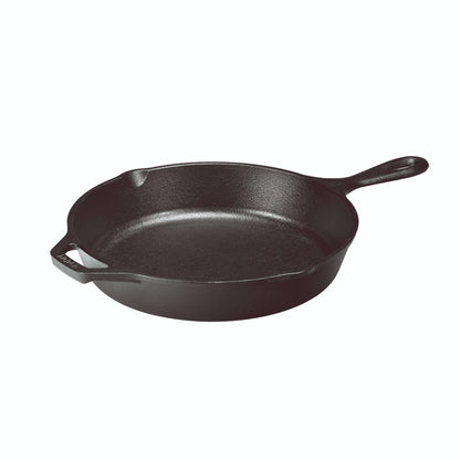 Lodge Cast Iron Skillet, Pre-Seasoned and Ready for Stove Top or Oven Use, 10.25", Black