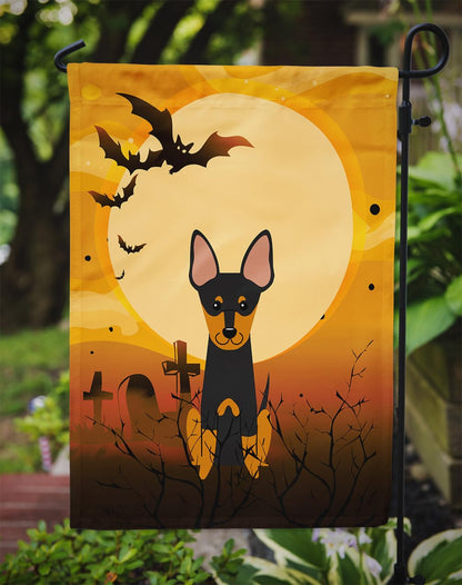 Caroline's Treasures BB4375GF Halloween English Toy Terrier Flag Garden Size, Small, Multicolor