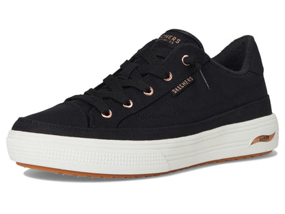 Skechers Women's Arch Fit Arcade-Meet Ya There Sneaker, Black, 7 🍁 All In One Marketplace Canada