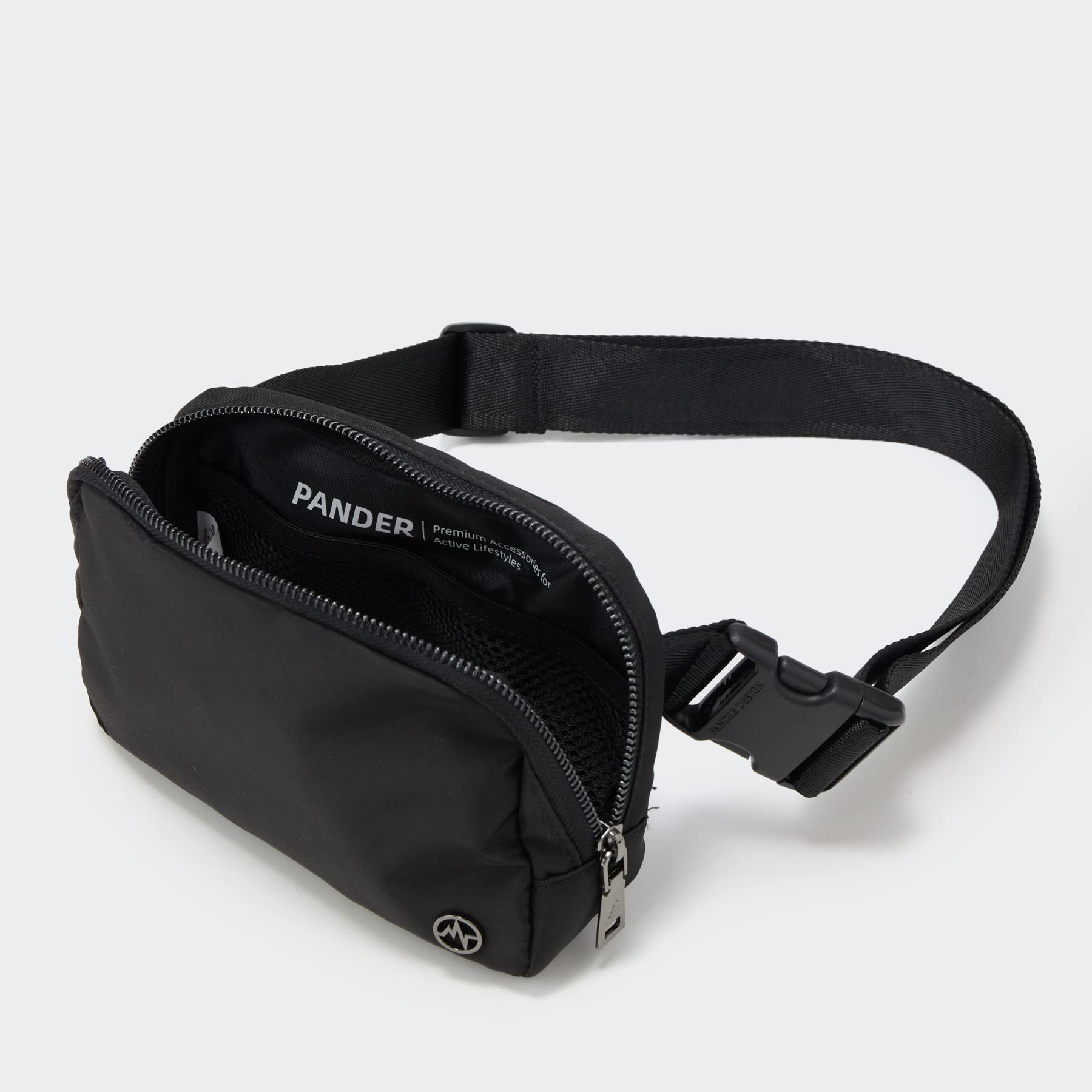 Pander 1L Fanny Pack Everywhere Belt Bag, Bum Bag Crossbody Bags for Women with Adjustable Strap (Black) - Available at All In One Marketplace Canada
