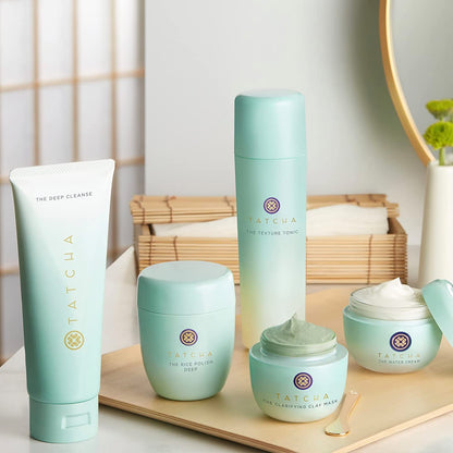 TATCHA The Deep Cleanse | Deep, Gentle Exfoliating Cleanser - Lifts Dirt & Unclogs Pores for Oily & Combo Skin | 150 ml, 5.0 fl. oz. - Available at All In One Marketplace Canada