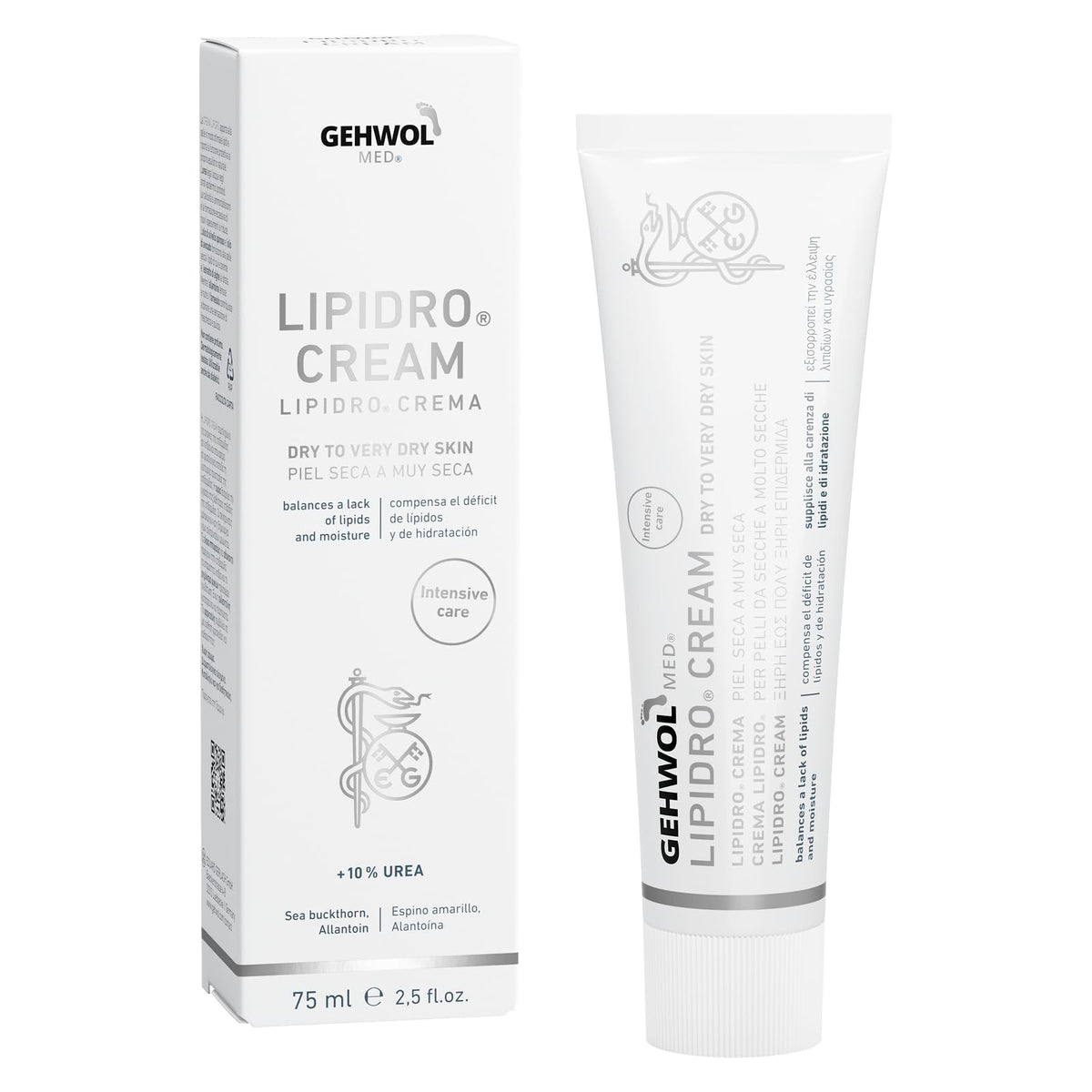 Gehwol Med Lipidro Cream, 75 ml.