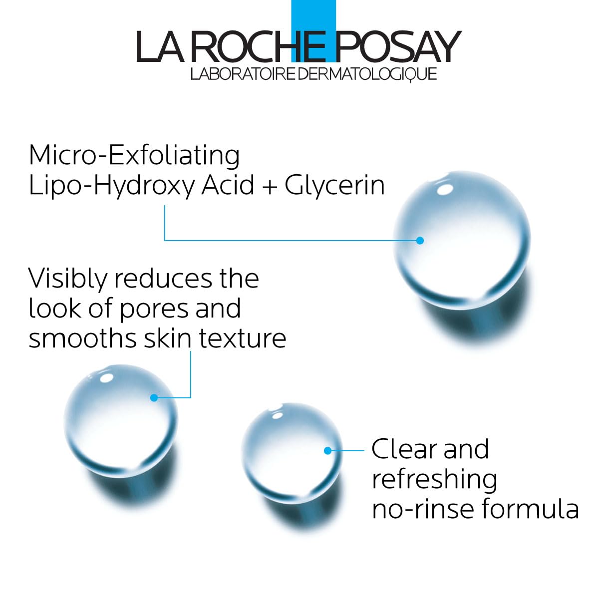 La Roche-Posay Face Toner Skincare, Effaclar Astringent For Oily Acne Prone Skin With Exfoliating Salicylic Acid And LHA, Reduces Look Of Pores, Dermatologist Recommended, 200Ml - Available at All In One Marketplace Canada