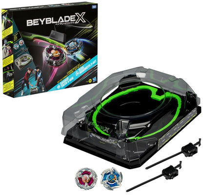 Beyblade X Xtreme Battle Set with Beystadium Arena Featuring X-Celerator Rail, 2 Right-Spinning Top Toys, 2 Launchers, Toys for Boys and Girls, 8+ 🍁 All In One Marketplace Canada