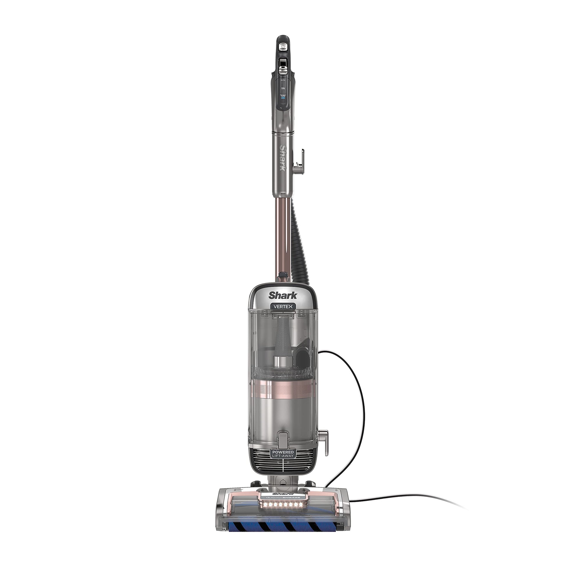Shark AZ2002C Vertex DuoClean PowerFin Upright Vacuum with Powered Lift-Away and Self-Cleaning Brushroll, Rose Gold, HEPA (Canadian Version) - Available at All In One Marketplace Canada