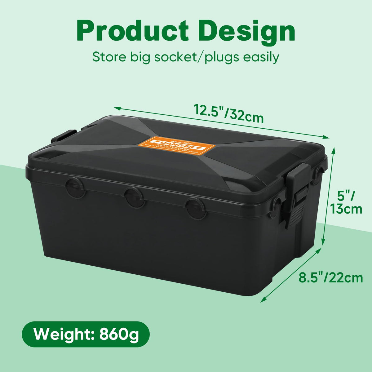 BlumWay Large Outdoor Electrical Box, IP54 Waterproof Box, 12.5x8.5x5 inch 🍁 All In One Marketplace Canada