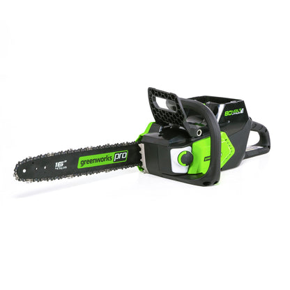Greenworks PRO 80V 16-Inch Brushless Cordless Chainsaw | Battery Powered Electric Handheld Chainsaw | Auto Oiler Portable for Garden Yard Tree Felling, Firewood Cutting Logging Pruning, Tool Only