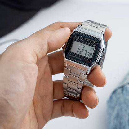 Casio Men's A158W-1 Classic Watch Black - Available at All In One Marketplace Canada