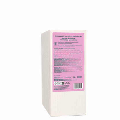 ATTITUDE Body Wash, Made in Canada, EWG Verified Shower Gel, Dermatologically Tested, Plant and Mineral-Based, Vegan Personal Care Products, Coconut & Wild Berries Scent, Bulk Refill, 2 Liters - Available at All In One Marketplace Canada