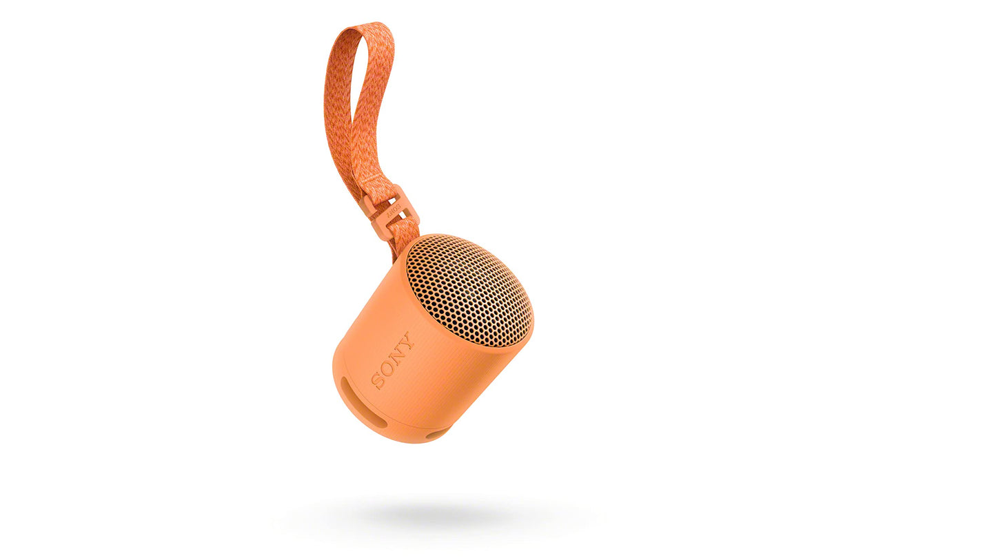 Sony SRS-XB100 Wireless Bluetooth Portable Lightweight Super-Compact Travel Speaker, Extra-Durable IP67 Waterproof & Dustproof, 16 Hour Battery, Versatile Strap, and Hands-Free Calling, Orange New 🍁 All In One Marketplace Canada
