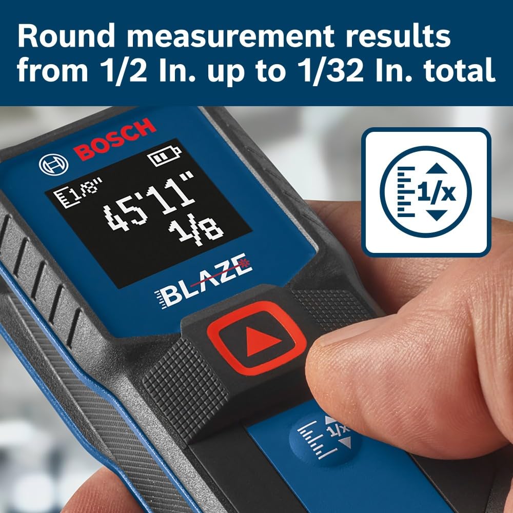 BOSCH GLM100-23 100 Ft Blaze Laser Distance Measure, Includes 2 AA Batteries, Distance Measuring Laser - Available at All In One Marketplace Canada