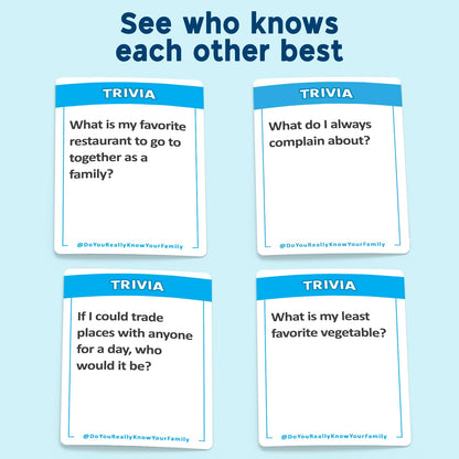 Do You Really Know Your Family? A Fun Family Card Game Filled with Conversation Starters and Silly Challenges - Great for Kids 8+, Teens and Adults DO YOU REALLY KNOW YOUR FAMILY?
