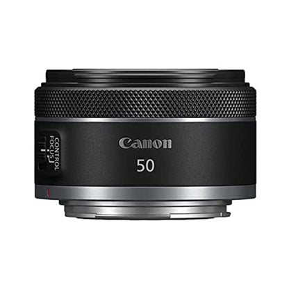 Canon RF50mm F1.8 STM Prime Lens for Canon RF Mount Mirrorless Cameras, Compact 50mm Fixed Focal Length Lens with Large F1.8 Aperture for Portrait, Low-Light & Everyday Photography, Black Canon