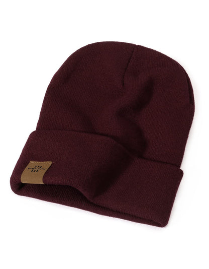 Wmcaps Winter Beanie Toque Knit Hat Gifts for Men Women Maroon 🍁 All In One Marketplace Canada